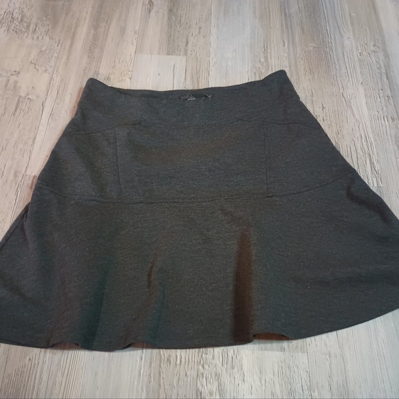 Prana Charcoal Flared Skirt - Picture 2 of 7